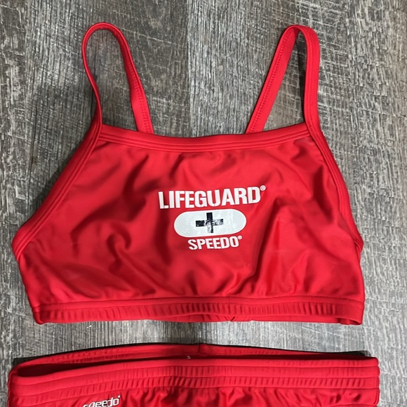 Speedo Women’s Lifeguard Two Piece Swimsuit - Picture 3 of 6